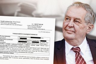 Exekuce Miloše Zemana začala. Dostal pokutu 20 tisíc, pak zasáhl soud - Seznam Zprávy
